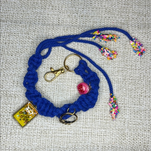 Accessories - Handmade Macrame Foodie Key Chain